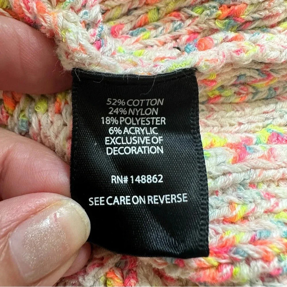 TORRID Marled Cotton Flamingo Pink Pullover Sweater - Picture 7 of 8